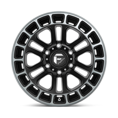Fuel Off-Road D720 20X10 Matte Black Double Dark Tint Machined 6x135 -18mm