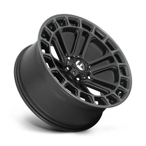 Fuel Off-Road D720 20X9 Matte Black Double Dark Tint Machined 6x139.7 +1mm