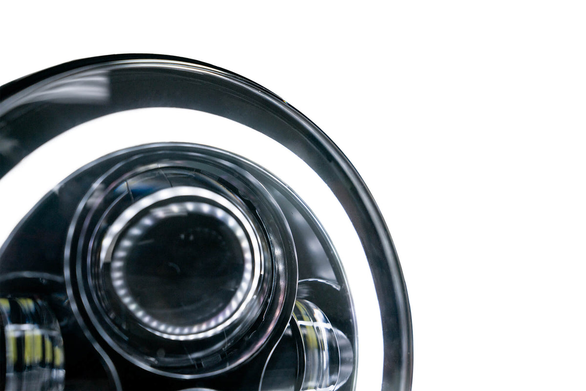 DV8 Offroad - Projector Headlights; Halo - HL7JK-02
