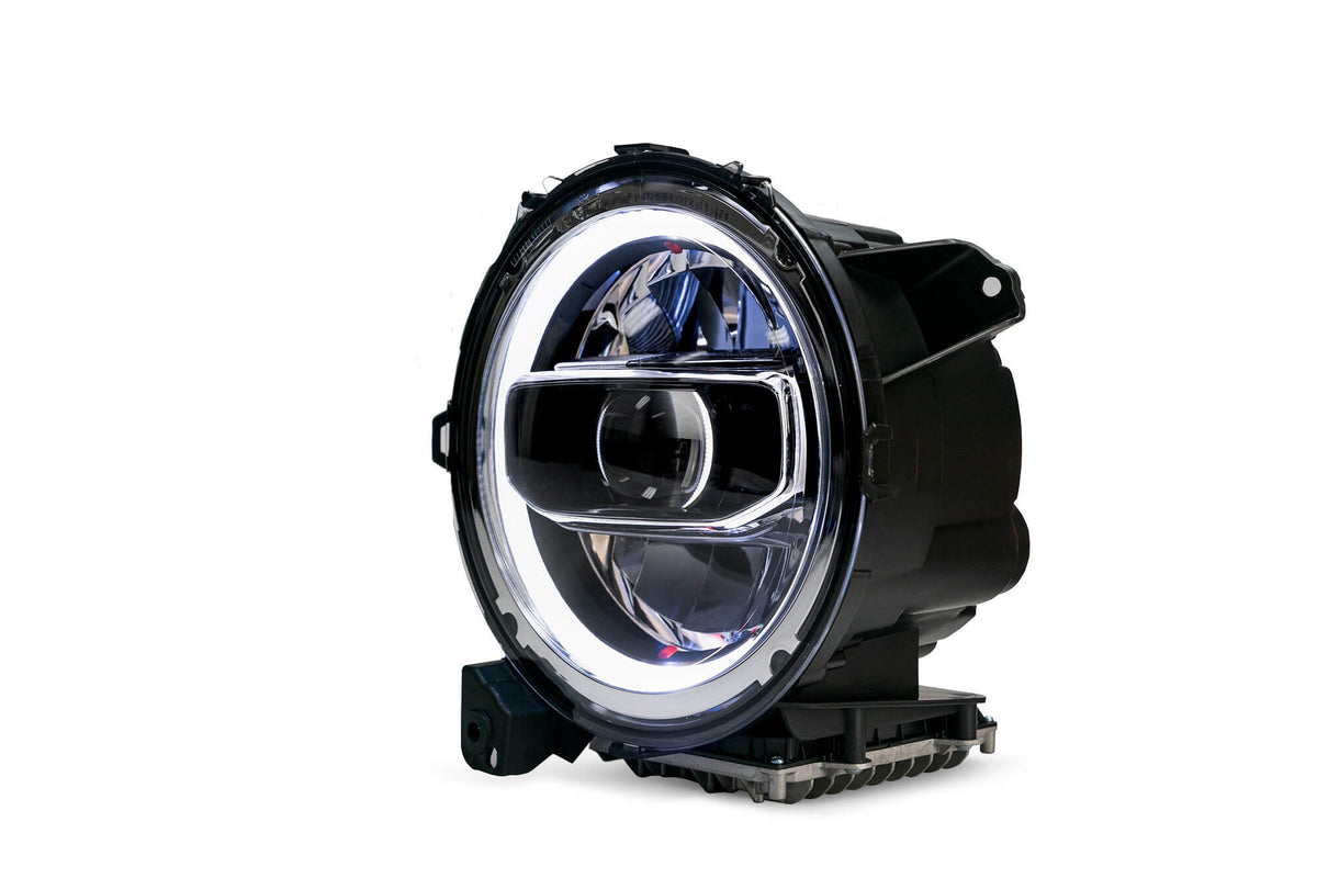 DV8 Offroad - LED Headlights; Chrome - HLCJL-01
