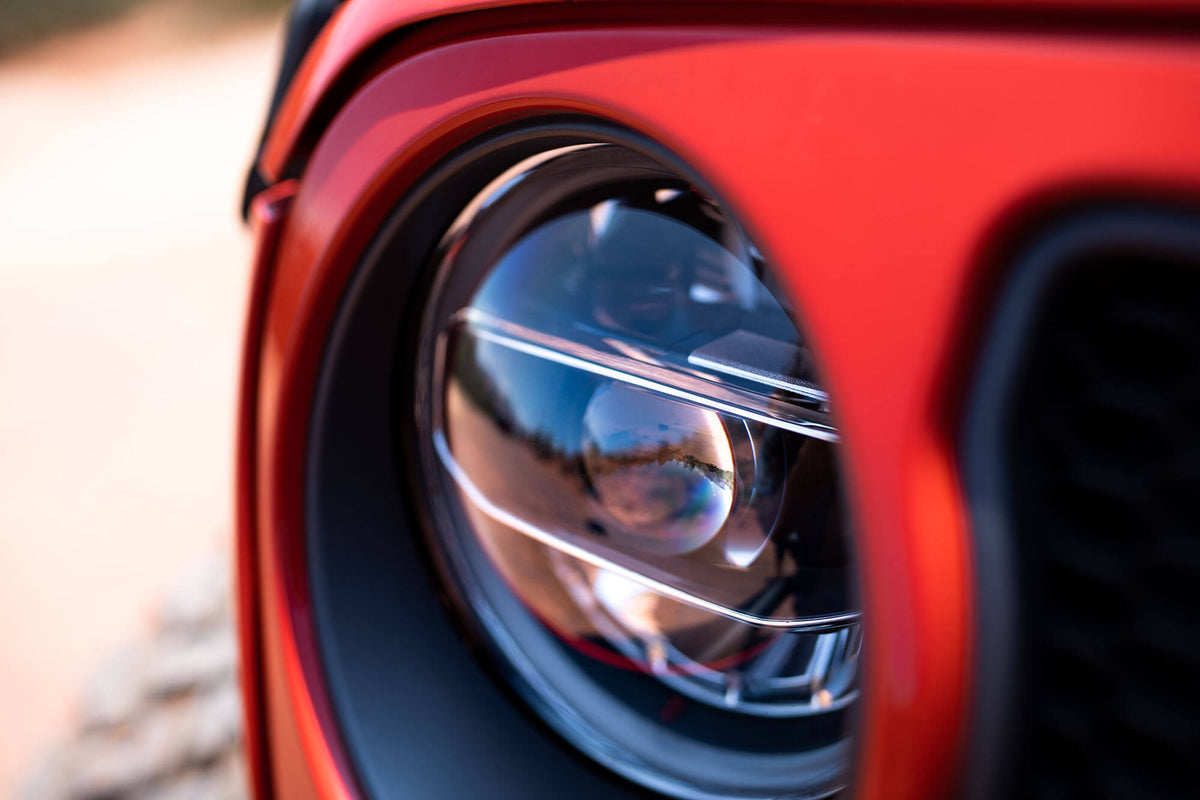 DV8 Offroad - LED Headlights; Chrome - HLCJL-01