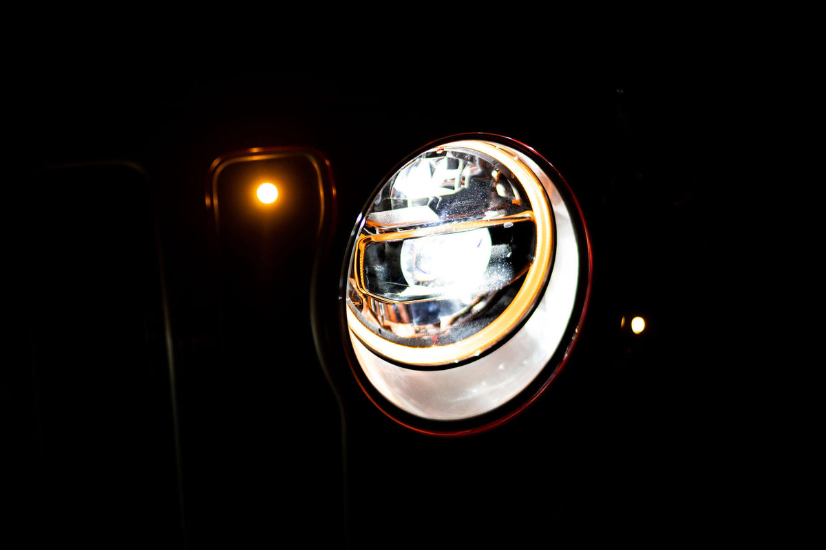 DV8 Offroad - LED Headlights; Chrome - HLCJL-01