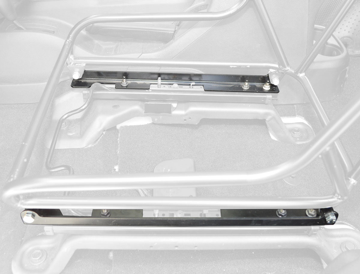 PRP Premier High Back Suspension Seats Kit for Jeep Wrangler JK/JKU (Pair) - Black - A100110-C38-50 - close-up view