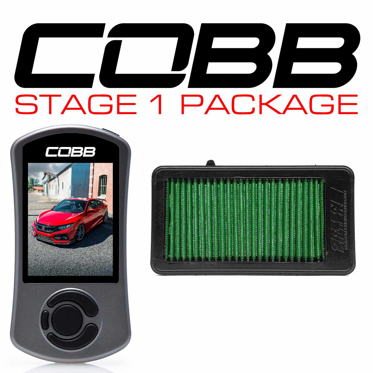 Cobb 17-20 Honda Civic Si (FC1) Coupe/Sedan MT Stage 1 Power Package - HON0020010
