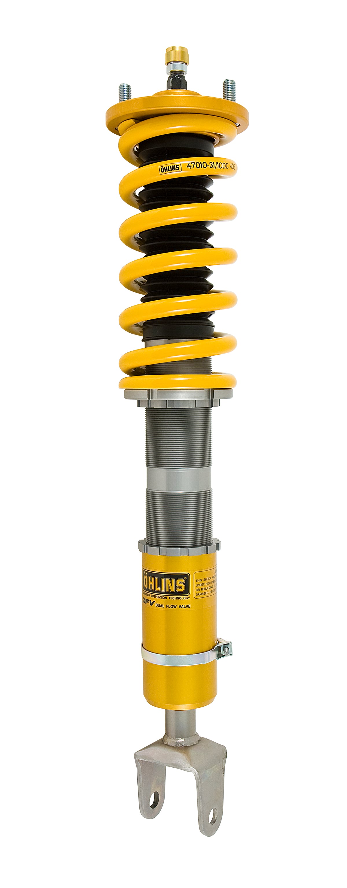 Ohlins 99-09 Honda S2000 Road & Track Coilover System - HOS MI21S1 for 2000-2009 Honda S2000 - angle view