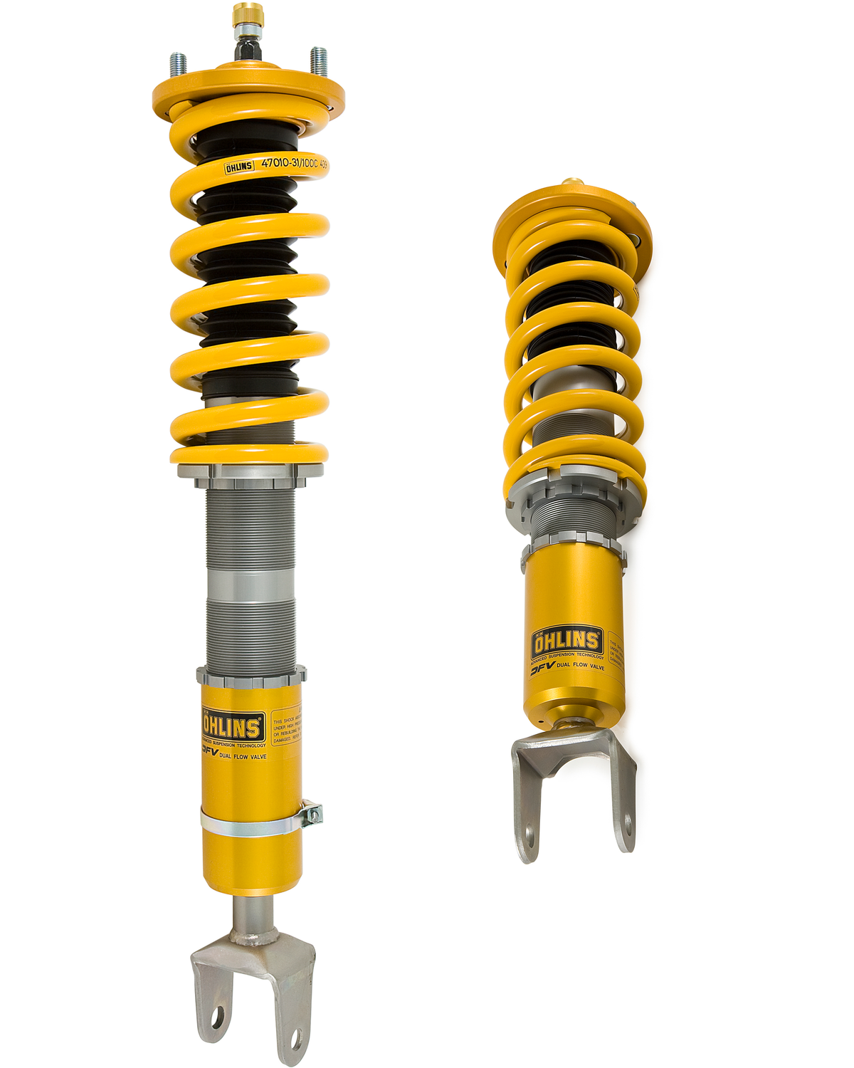 Ohlins 99-09 Honda S2000 Road & Track Coilover System - HOS MI21S1 for 2000-2009 Honda S2000 - front view