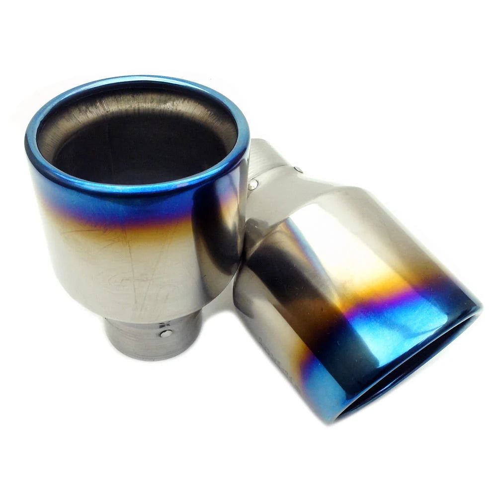 Invidia 16-18 Ford Focus RS Q300 w/Valve Rolled Titanium Tip Cat-Back Exhaust - HS15FFR3V1RT