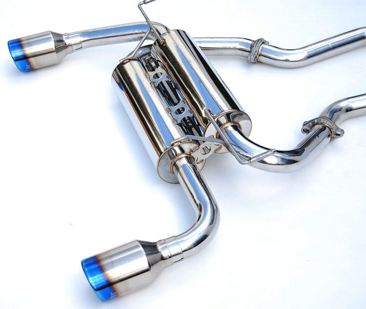 Invidia 14+ Infiniti Q50 Gemini w/ Rolled Titanium Tips Cat-Back Exhaust - HS14IQ5GID
