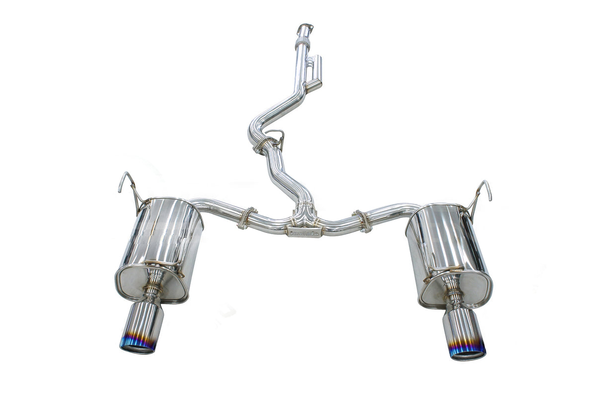 Invidia Subaru WRX VN 22+ (Wagon) Q300 Cat Back Exhaust w/TI Rolled Tips - HS22SVGQD1RT