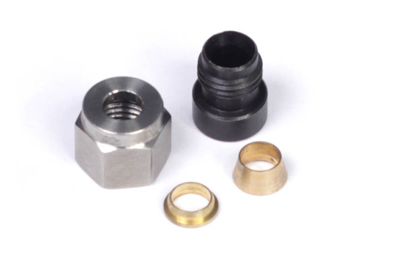 Haltech - Haltech 1/4in Mild Steel Weld-On Kit w/Nut & Ferrule - HT-010810