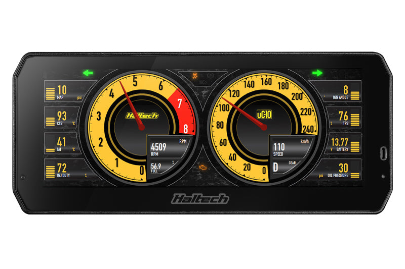 Haltech - Haltech uC-10 10in Digital Dash Kit w/Cables & Accessories - HT-068000