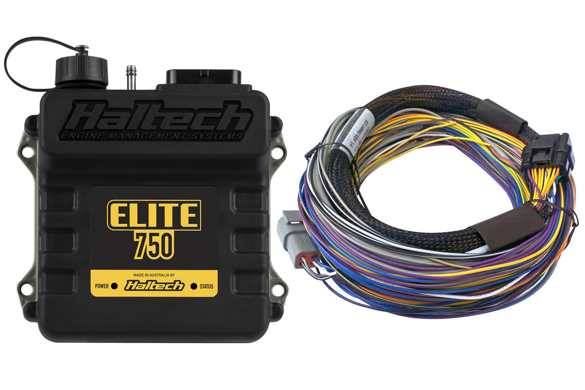 Haltech - Haltech Elite 750 Basic Universal Wire-In Harness ECU Kit - HT-150602