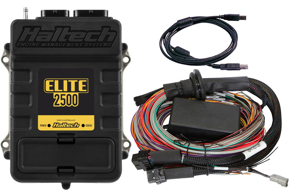 Haltech - Haltech Elite 2500 Premium Universal Wire-In Harness ECU Kit - HT-151304