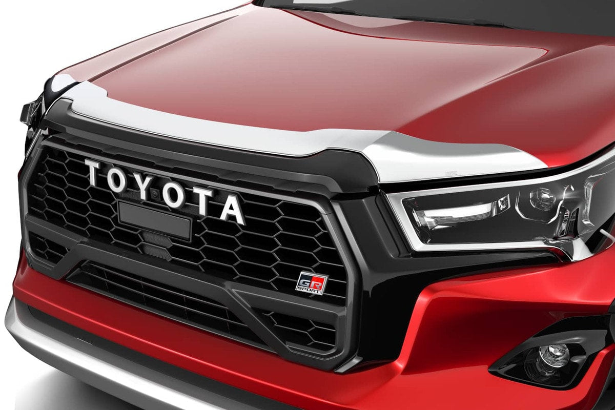 Husky Liners 22+ Toyota Tundra &amp; 23+ Sequoia Aeroskin Hood Protector - Chrome - 2892294