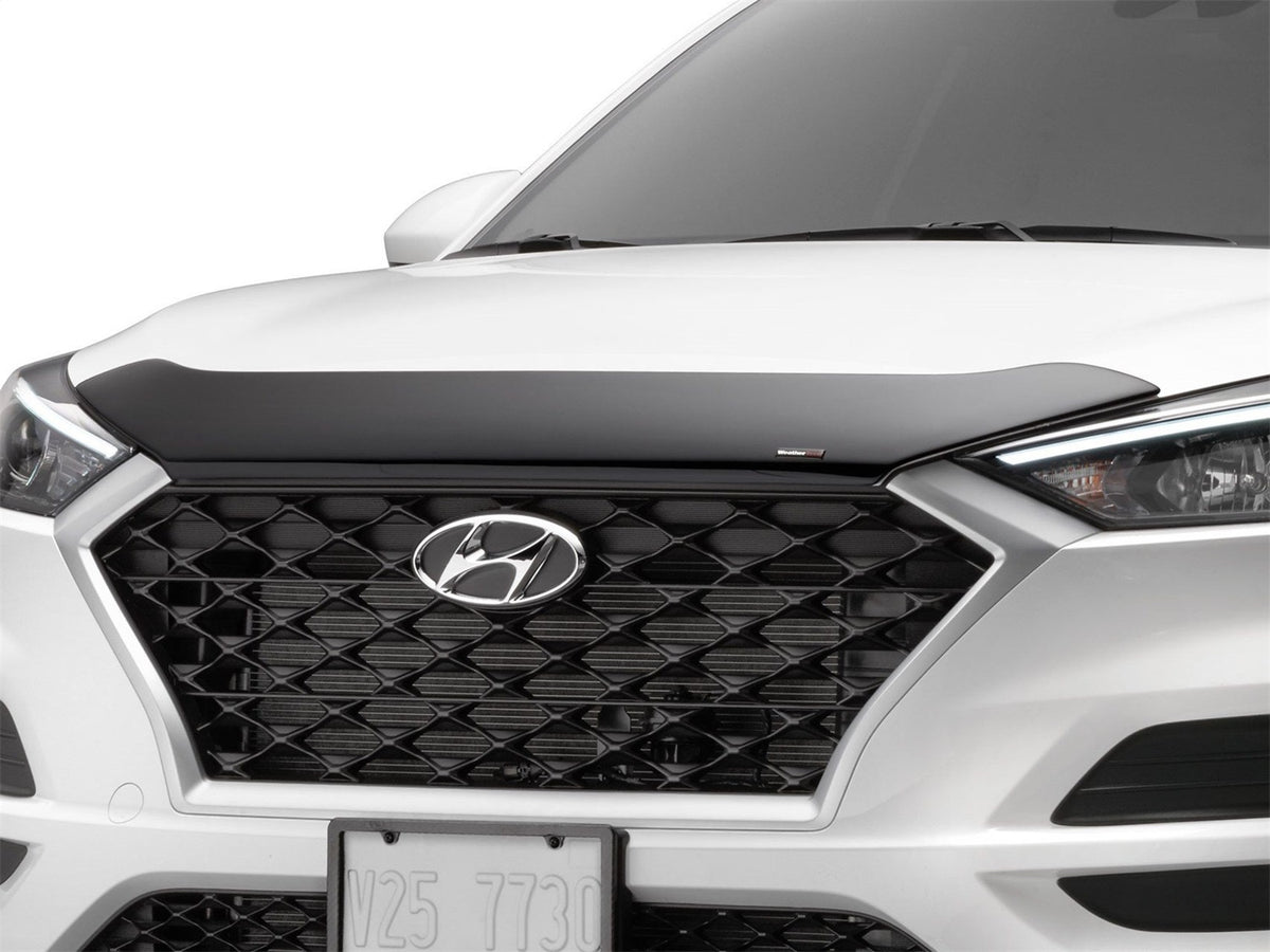 Weathertech - Low Profile Aerodynamic Hood Protector - Dark Smoke 16-21 Hyundai Tucson - 55163