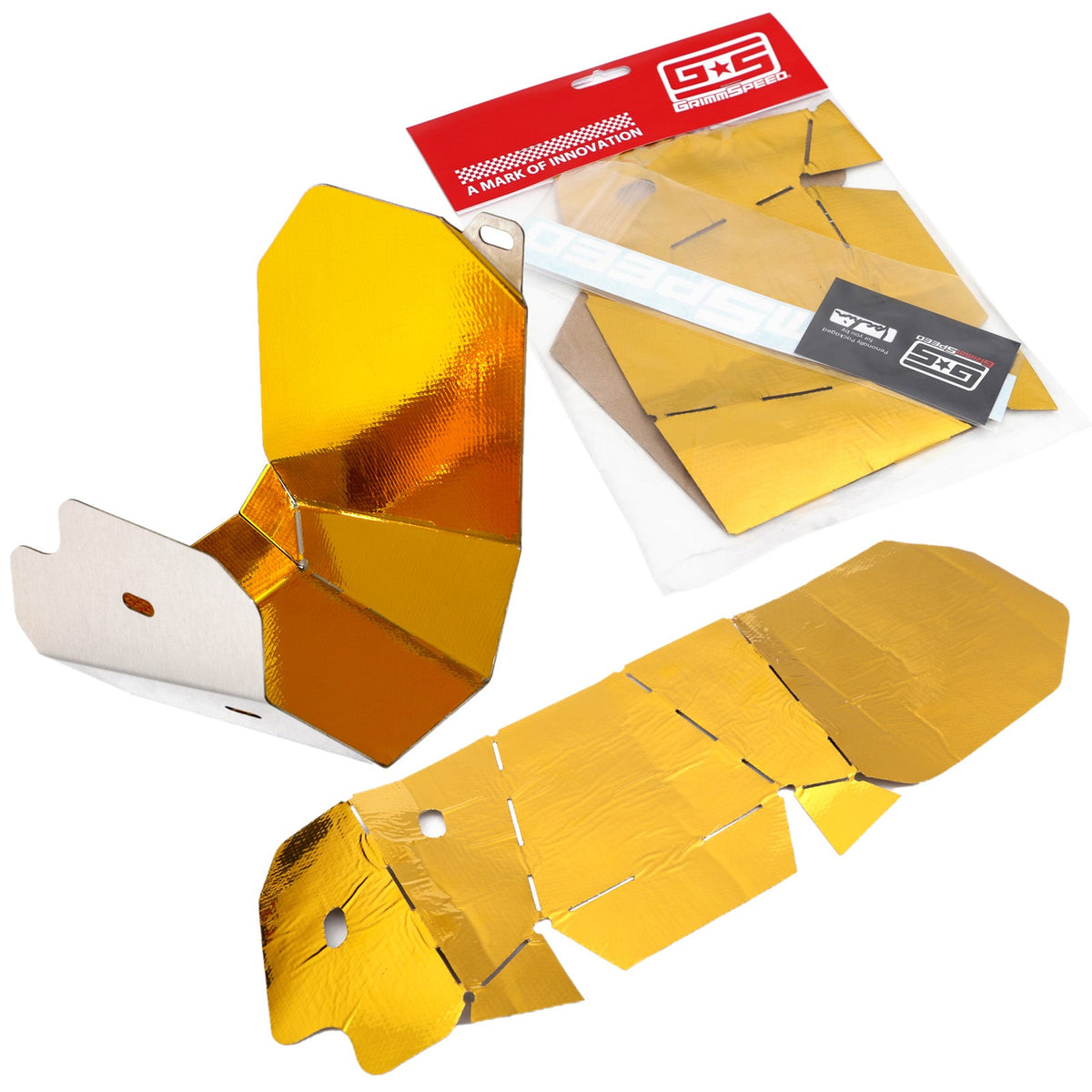 GrimmSpeed Reflect-A-Gold Foil Turbo Heatshield - GRMGS092018