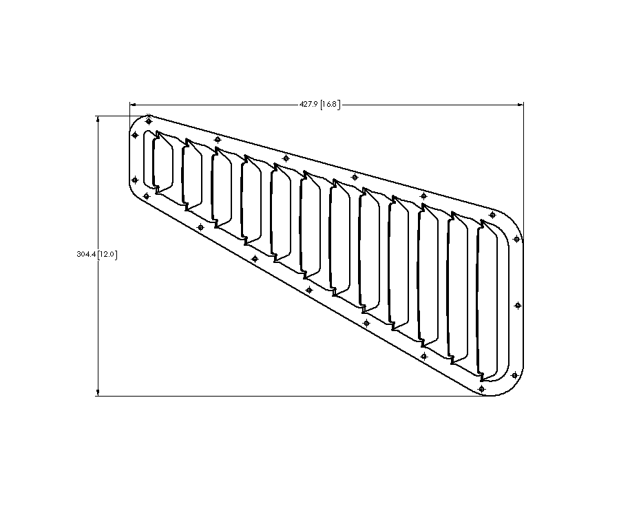 Verus - Hood Louvers - 350Z (Z33) - A0094A