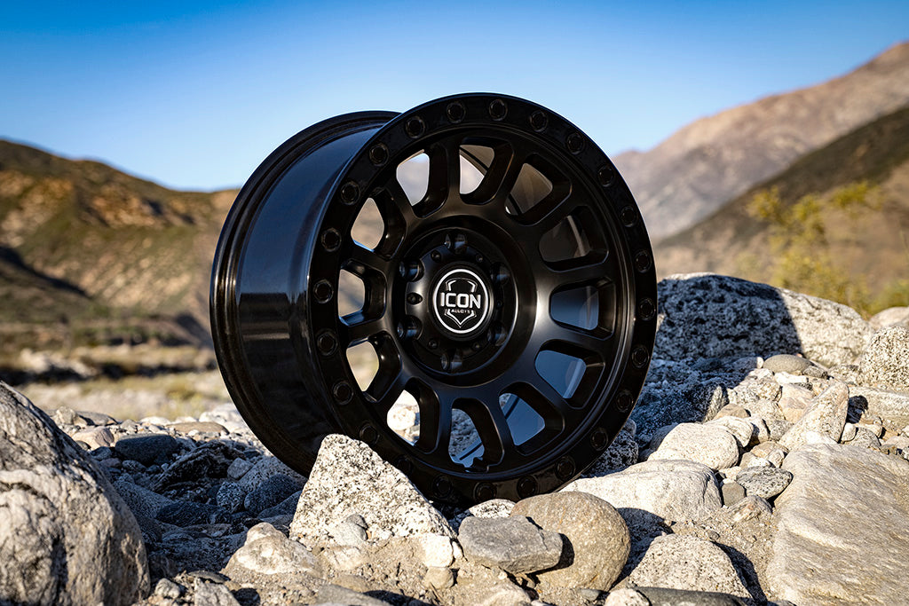 ICON Hulse 18x9 8x180 12mm Offset 5.5in BS Double Black - 8018908955DB