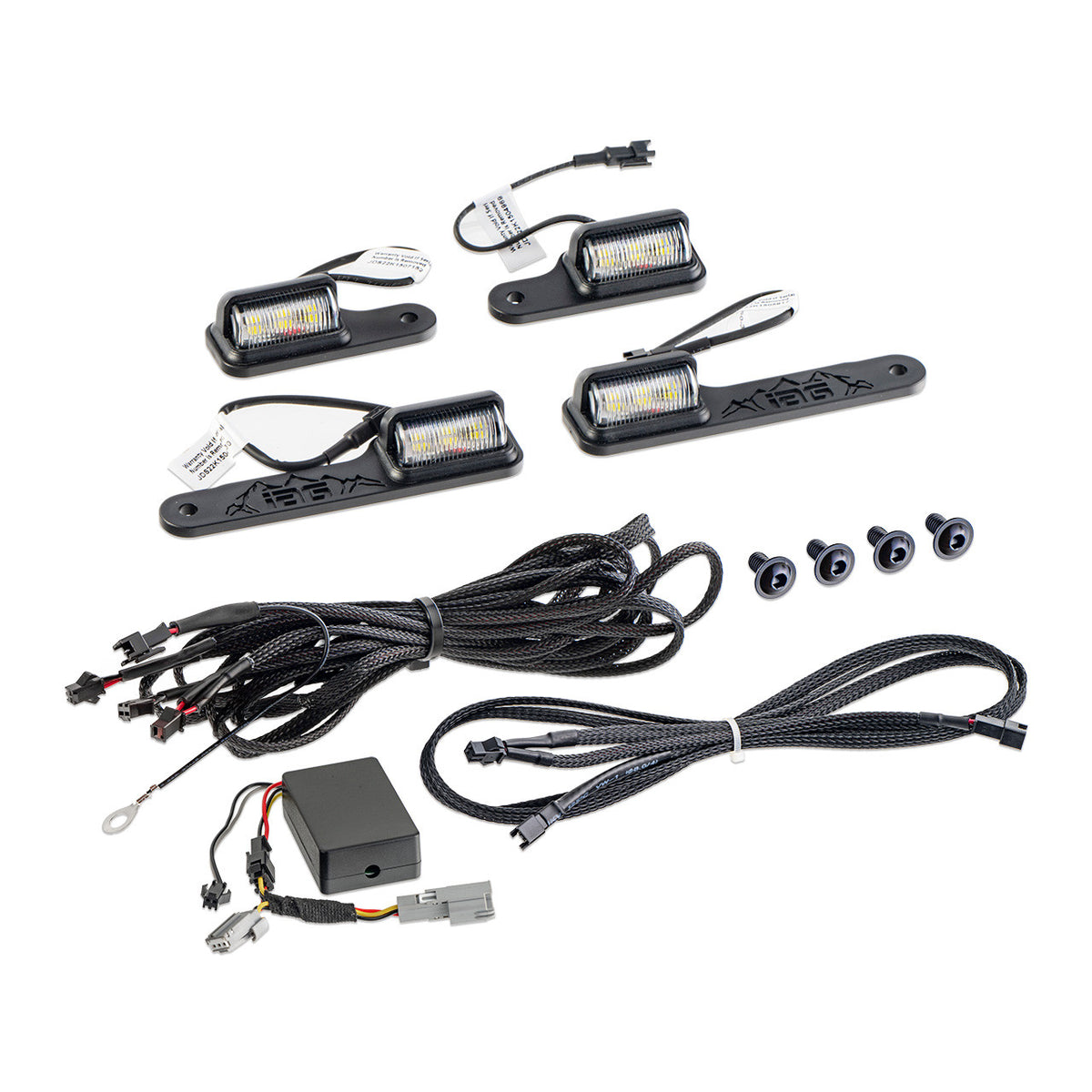 IAG 4PC Interior LED Dome Light Kit V2 with Harness For 2021+ Ford Bronco - IAG-ACC-F1060