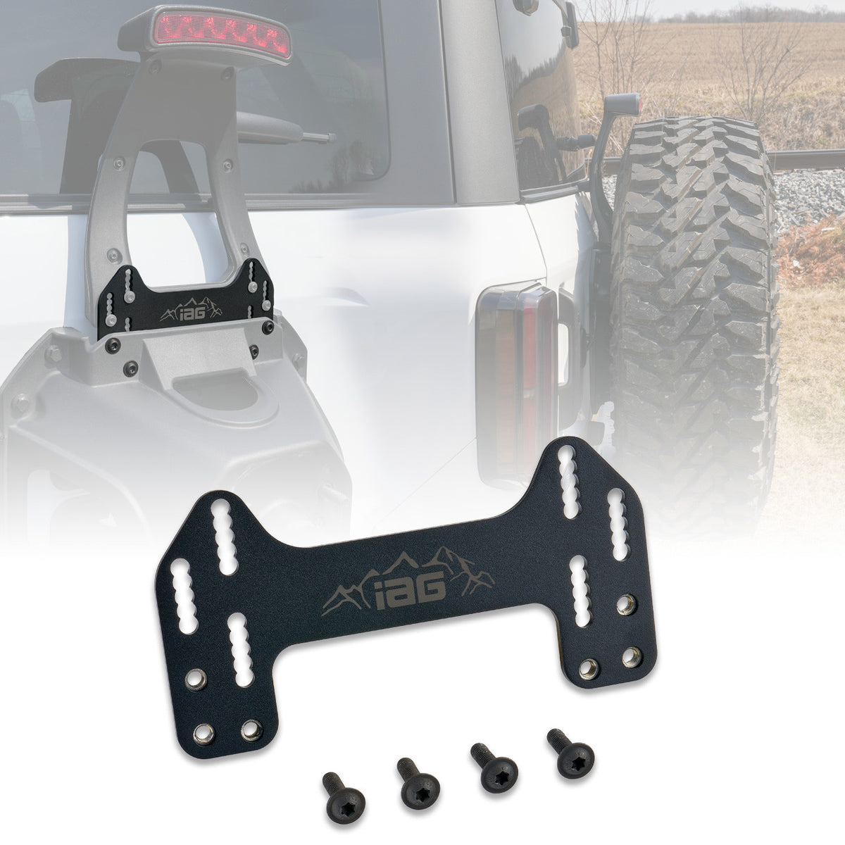 IAG Off-Road Third Brake Light Extension for 2021+ Ford Bronco (Sasquatch Compatible) - IAG-ACC-F1070