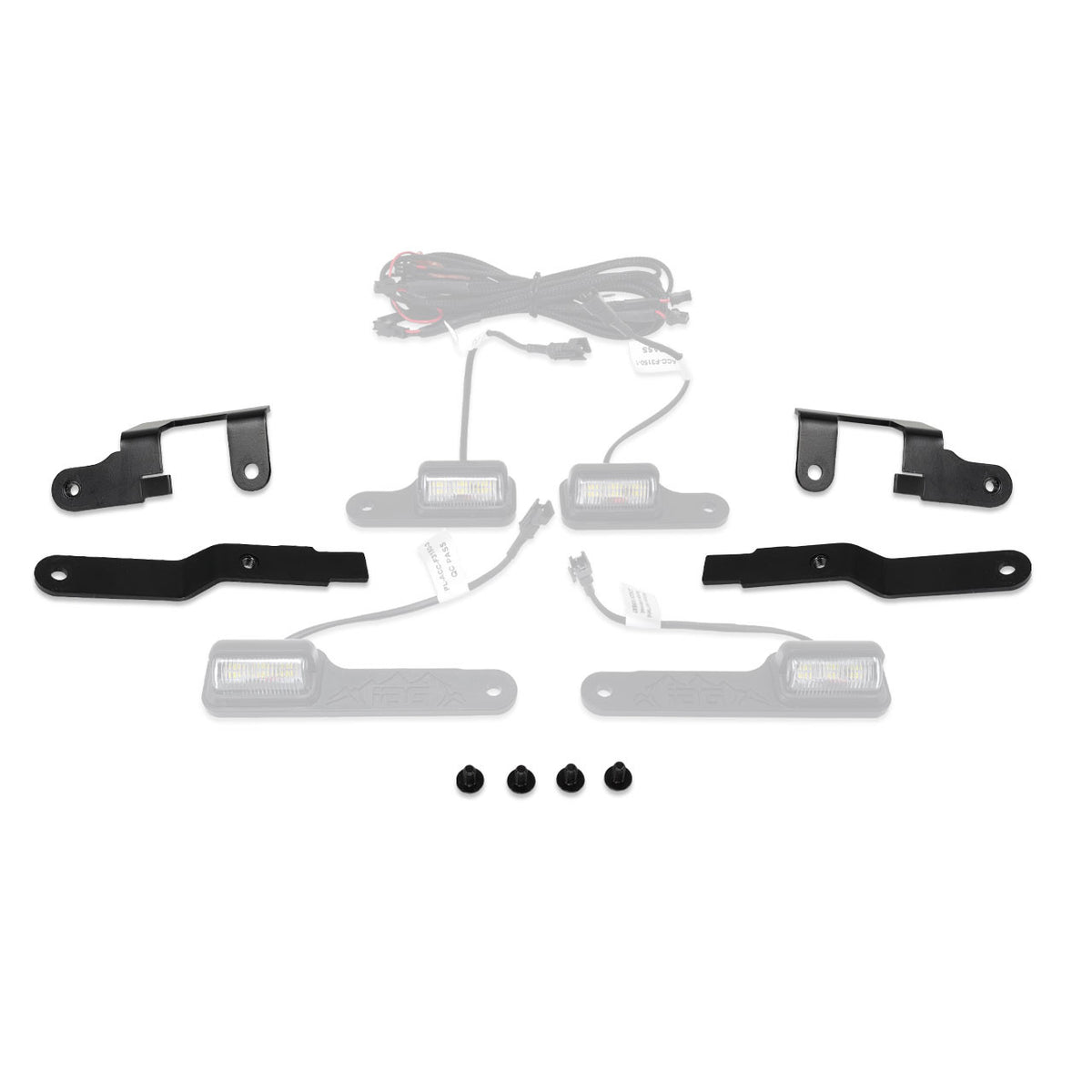 IAG Dome Light Bracket Kit for 2021+ Ford Bronco 4 Door Hardtop Only (Does Not Include Lights) - IAG-ACC-F3161