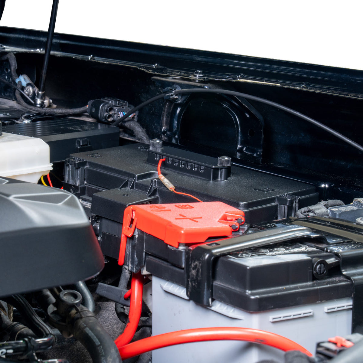IAG I-Line Fuse Box Cover with Wiring Pass-Through Fits 2021+ Ford Bronco Two &amp; Four Door - IAG-ACC-F3196