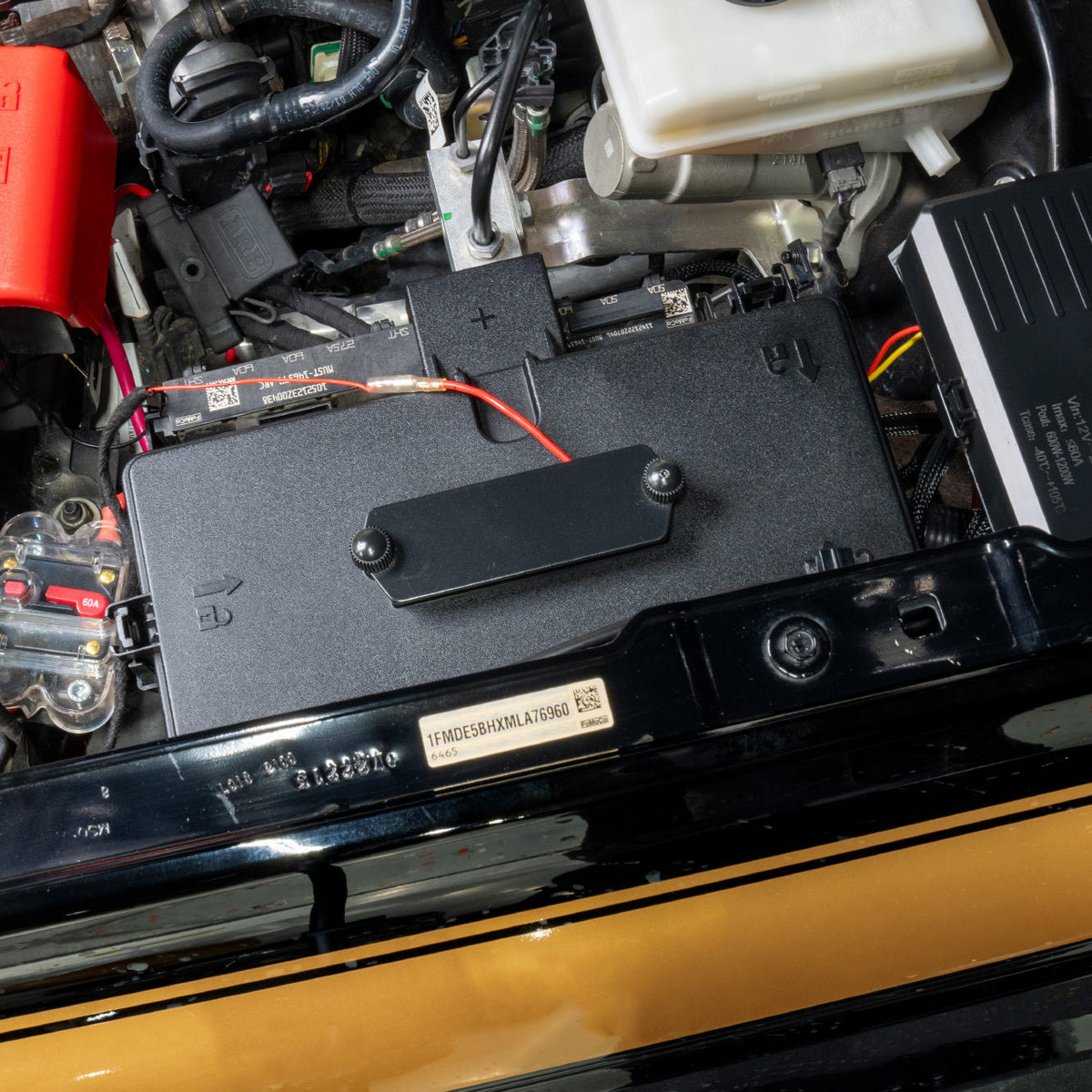 IAG I-Line Fuse Box Cover with Wiring Pass-Through Fits 2021+ Ford Bronco Two &amp; Four Door - IAG-ACC-F3196