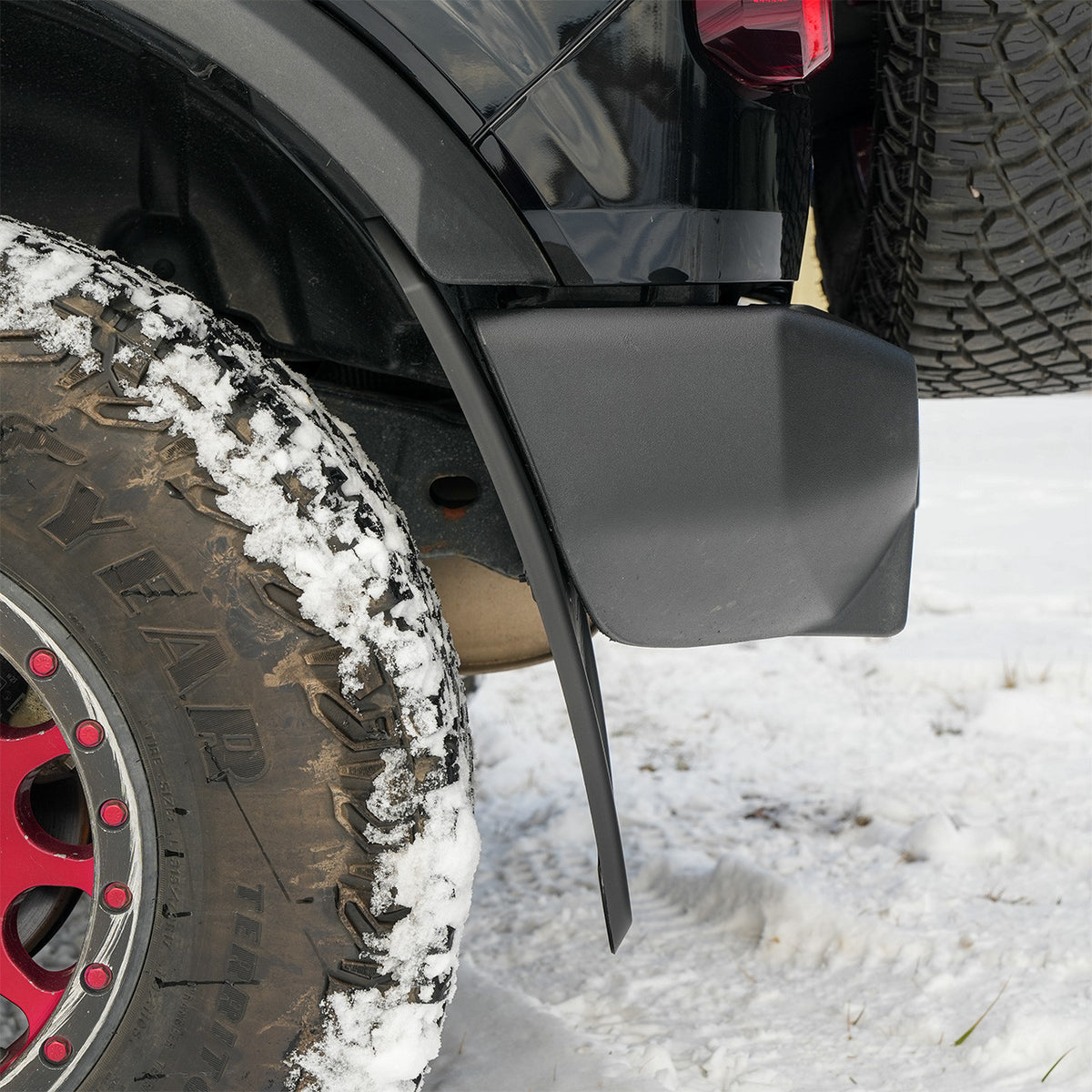 IAG Trail Shield Adjustable Mud Flaps Front &amp; Rear Set For 2021+ Ford Bronco - IAG-BDY-F1301
