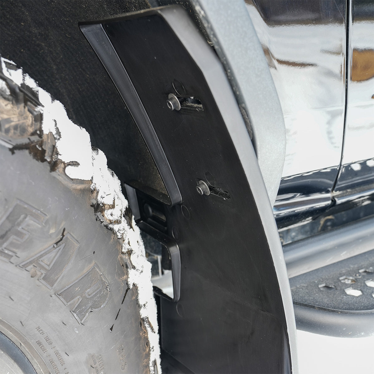 IAG Trail Shield Adjustable Mud Flaps Front &amp; Rear Set For 2021+ Ford Bronco - IAG-BDY-F1301