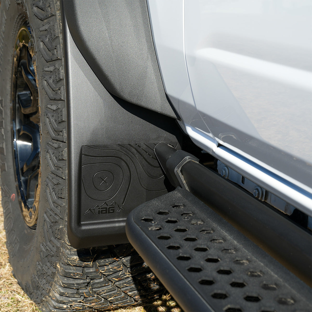 IAG Trail Shield Adjustable Mud Flaps Front &amp; Rear Set For 2021+ Ford Bronco - IAG-BDY-F1301
