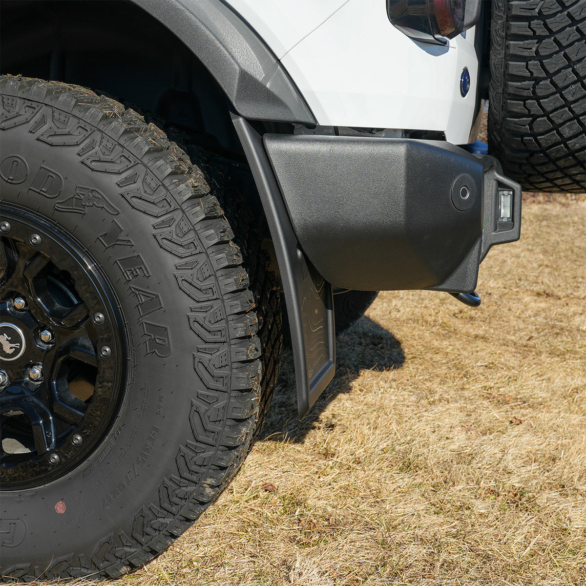 IAG Trail Shield Adjustable Mud Flaps Front &amp; Rear Set For 2021+ Ford Bronco - IAG-BDY-F1301