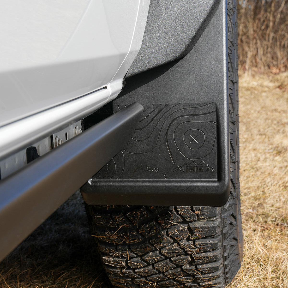 IAG Trail Shield Adjustable Mud Flaps Front &amp; Rear Set For 2021+ Ford Bronco - IAG-BDY-F1301