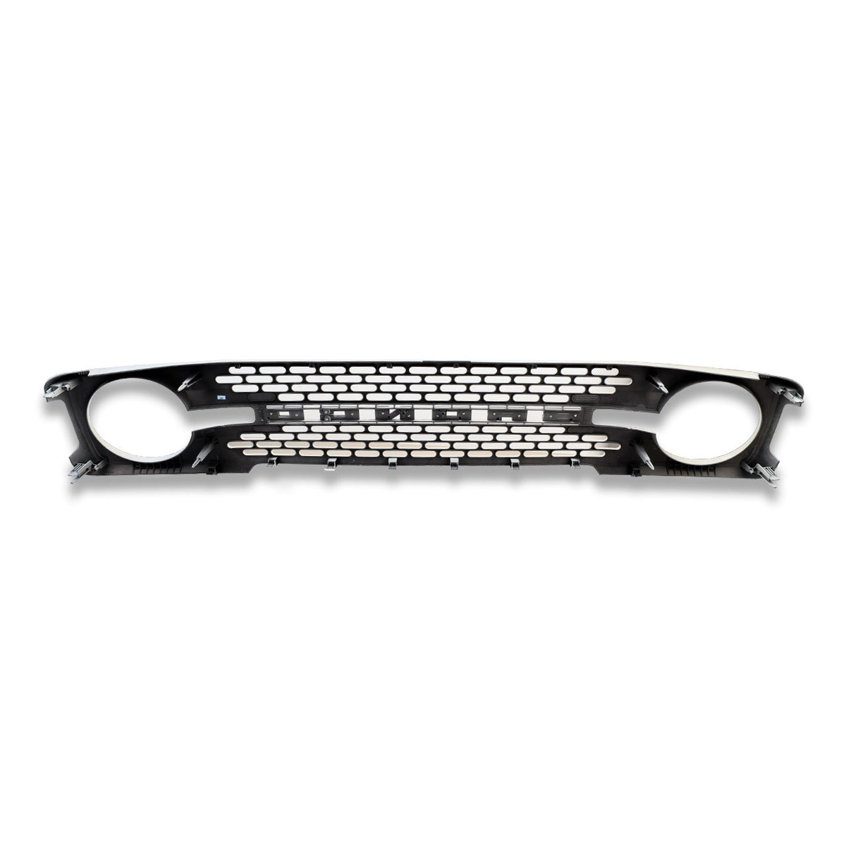 IAG I-Line High End Style Front Grille Gloss White for 2021+ Ford Bronco - IAG-BDY-F3066