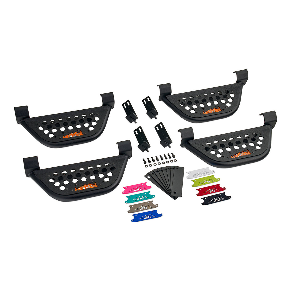IAG EZ-Step Add-On (2 Pair) for 2018+ Jeep Wrangler 4 Door / 2020+ Gladiator - IAG-BDY-J2102
