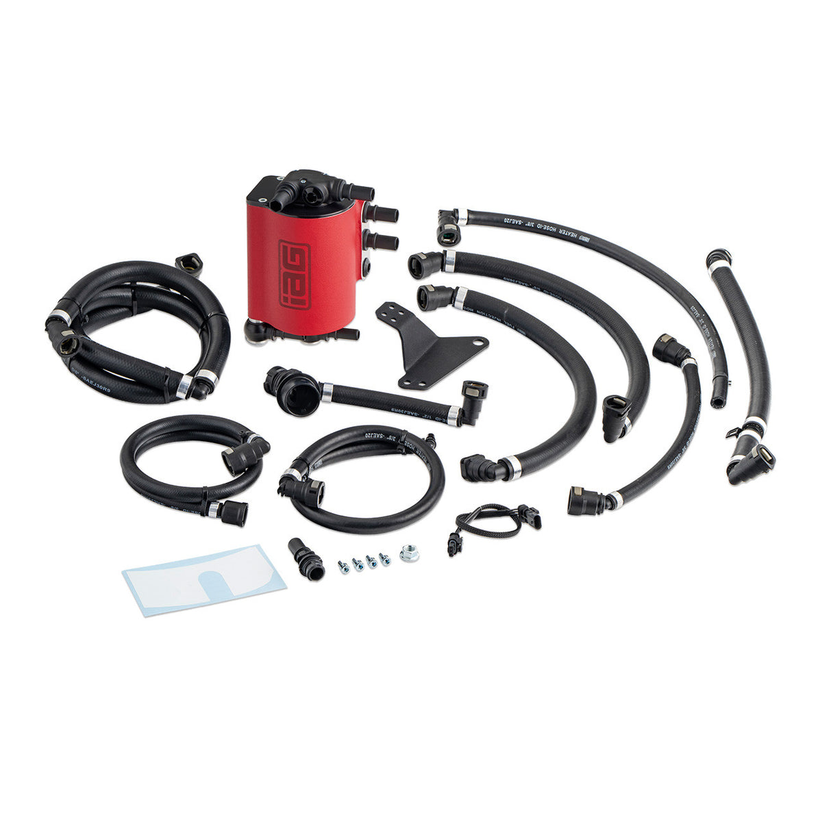 IAG Air Oil Separator AOS For 2021+ 2.7L Ford Bronco, Red - IAG-ENG-F7903