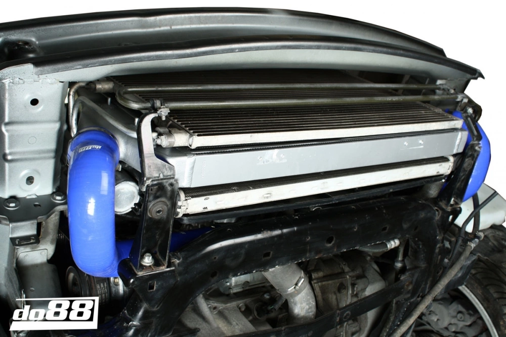 do88 - SAAB 9-3 2.0t 2003- Intercooler, blue hoses, Manual - ICM-110-I4-A-S