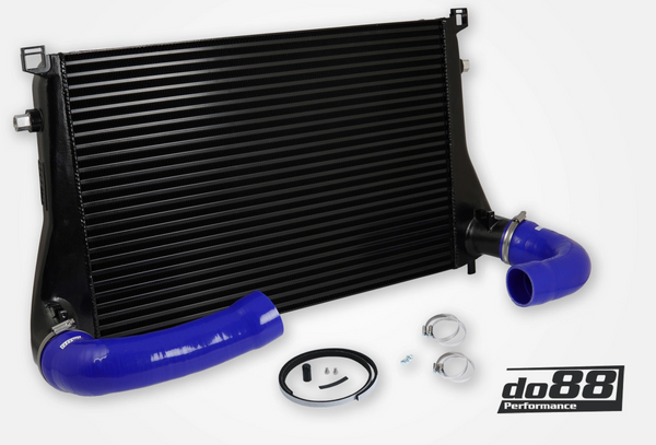 do88 - AUDI SEAT SKODA VW 1.8 / 2.0 TSI (MQB) Intercooler, blue hoses - ICM-300-R