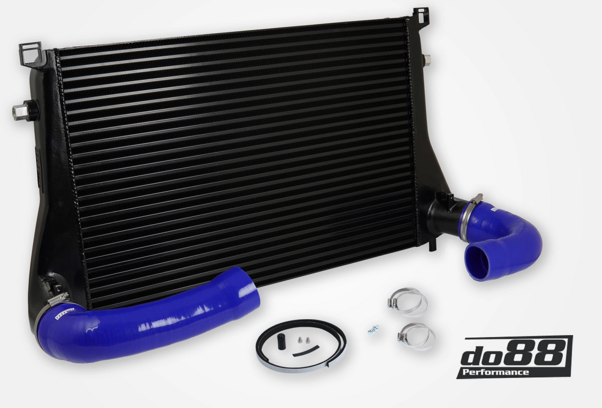 do88 - AUDI SEAT SKODA VW 1.8 / 2.0 TSI (MQB) Intercooler, blue hoses - ICM-300-S