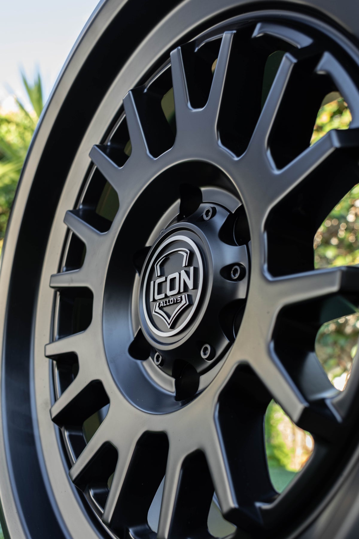 ICON Anza 17x8.5 5x5.5 0mm Offset 4.75in BS 108mm Hub Bore Satin Black Wheel - 8217858547SB