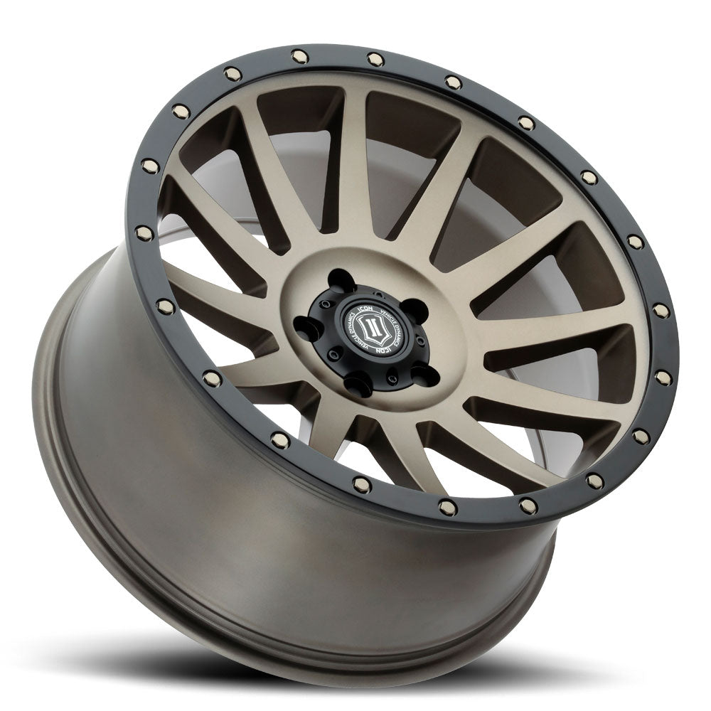 ICON Compression 20x10 5x5 -12mm Offset 5in BS 71.5mm Bore Bronze Wheel - 2020107350BR