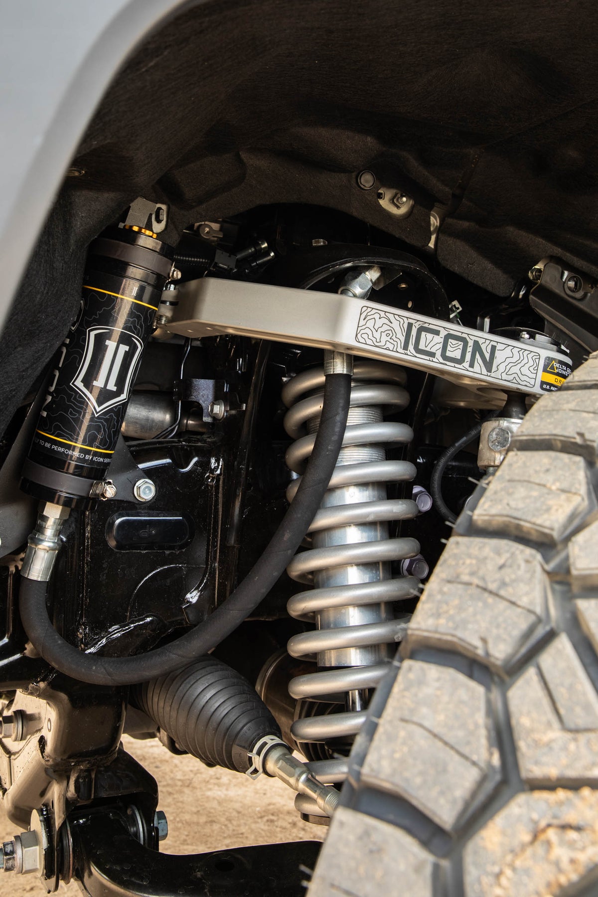 ICON 2024+ Toyota Tacoma 1.25in-3in Stage 4 Suspension System Billet - K53294
