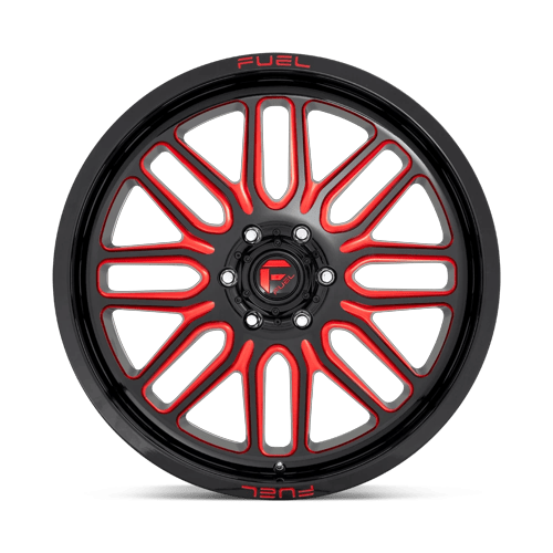 Fuel Off-Road D663 20X10 Gloss Black W/ Red Tint 6x139.7 -19mm
