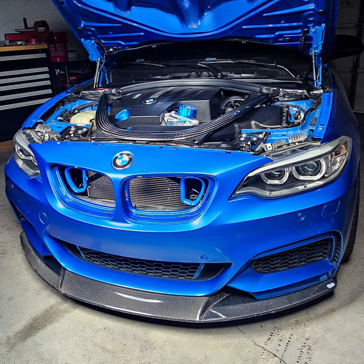 2014-2021 BMW F22 (2-Series) and 2012-2019 BMW F20/F21 (1-Series) BIG MOUTH Ram Air Intake Snorkel (Single or Dual)