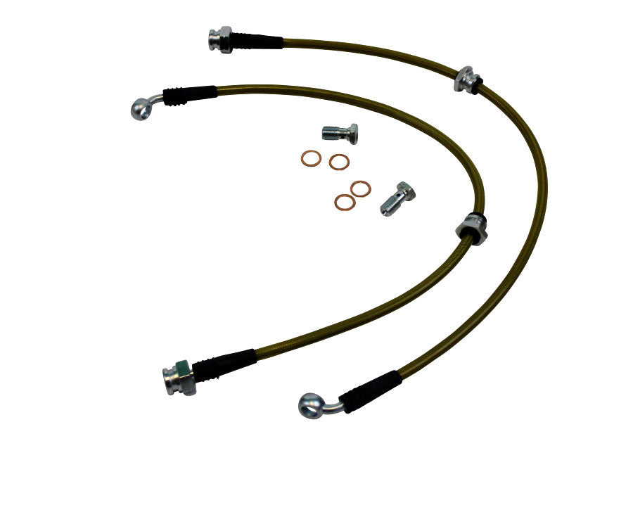 ISR Performance Stainless Steel Front Brake Lines - Nissan 240sx (S13/S14) - IS-NIS-1225FRTS