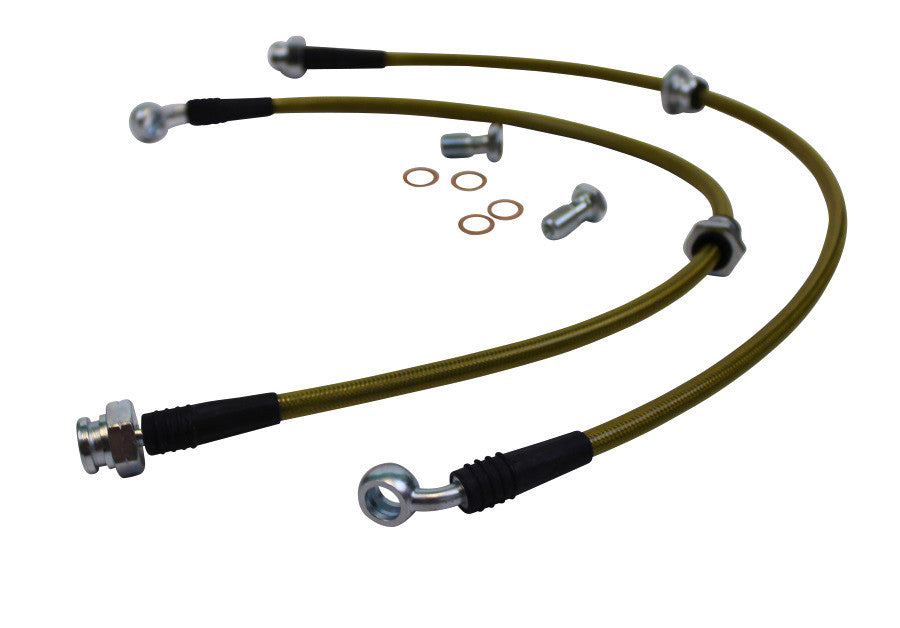 ISR Performance Stainless Steel Front Brake Lines - Nissan 240sx (S13/S14) - IS-NIS-1225FRTS