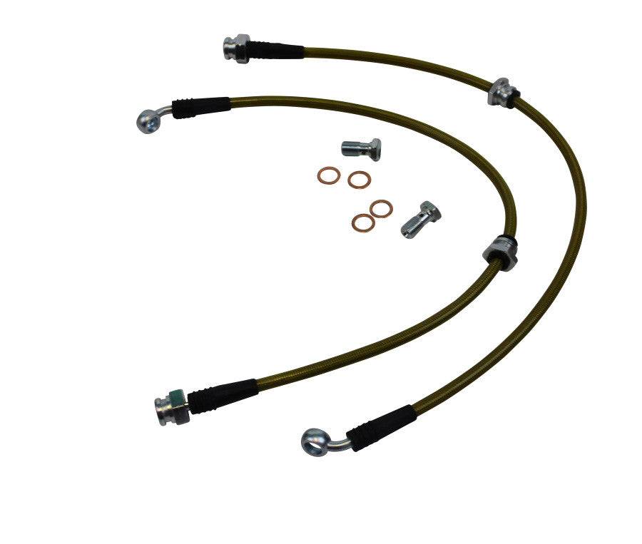 ISR Performance Stainless Steel Front Brake Lines - Nissan 240sx (S13/S14) - IS-NIS-1225FRTS