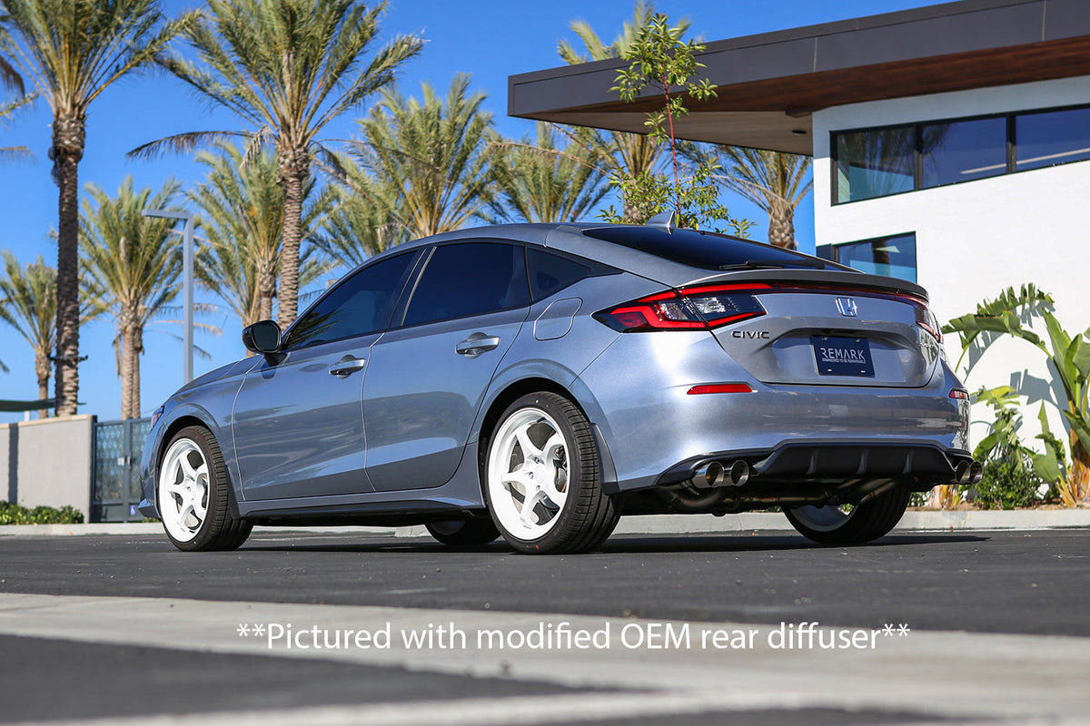 Remark 2022+ Honda Civic Sport Hatchback FL2 (Link Loop) Catback Exhaust Stainless Steel Tip - RK-C4063H-10