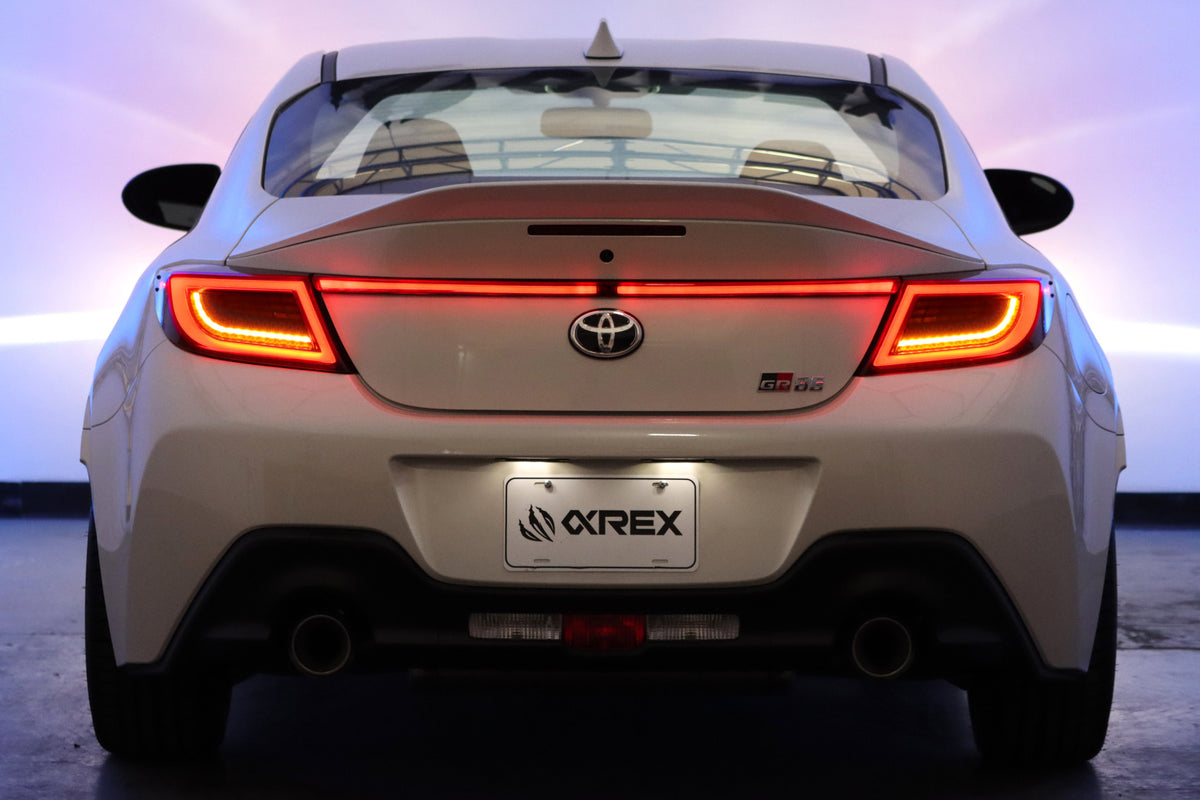 AlphaRex 22+ Toyota GR86/Subaru BRZ LUXX-Series LED Tail Lights Vivid Red - 675030