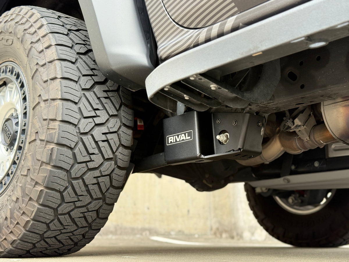 Rival 24-25 Ford Ranger Raptor Rear Suspension Travel Sensor Aluminum Armor Set - 2333.1804.1.6