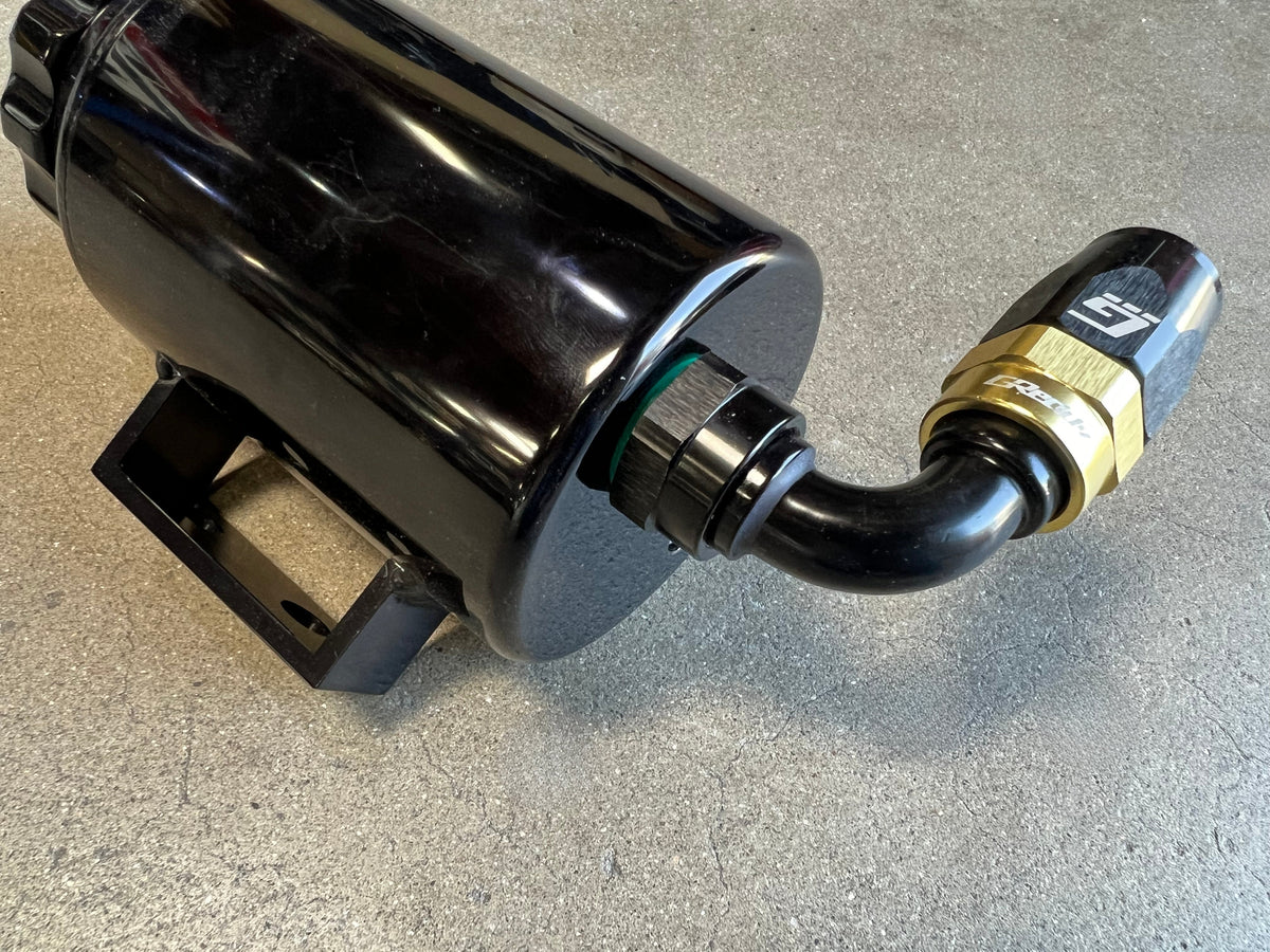 GReddy - GReddy -12 ORB male Swivel Hose End(s) - Black / Gold anodized - 12811260